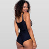 Lace Contrast Slimming Bodysuit